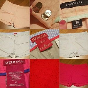 Lot of 3 Size 16 Shorts